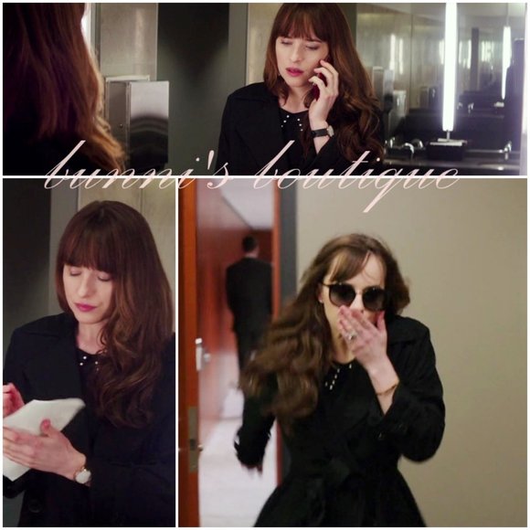 Anastasia Steele's Sandro Rocket Embellished Skater Dress Sz 2 - Picture 9 of 9